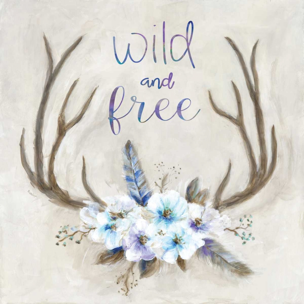 Boho Antlers art print by Marilyn Dunlap for $57.95 CAD