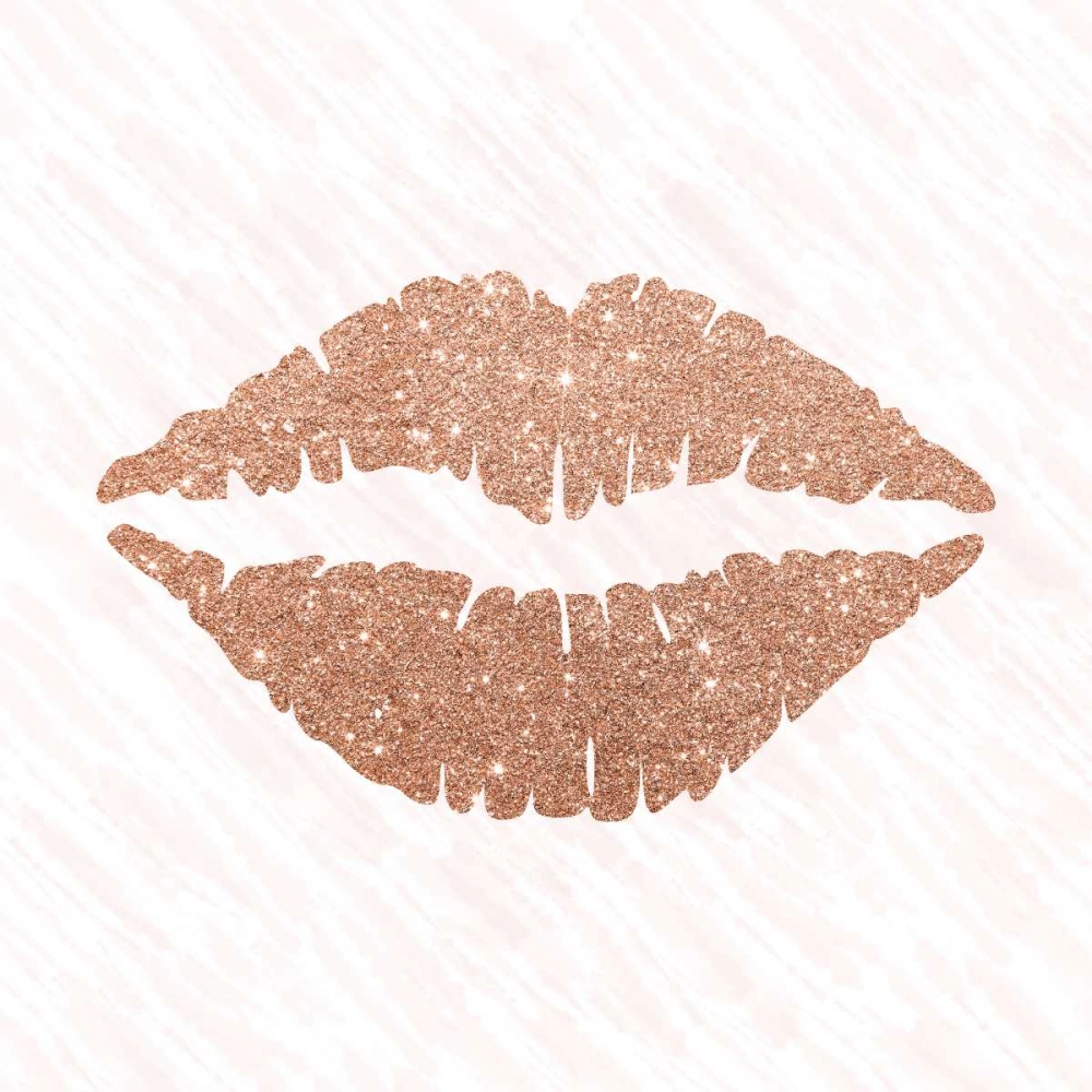 Rose Gold Kiss art print by Amanda Murray for $57.95 CAD