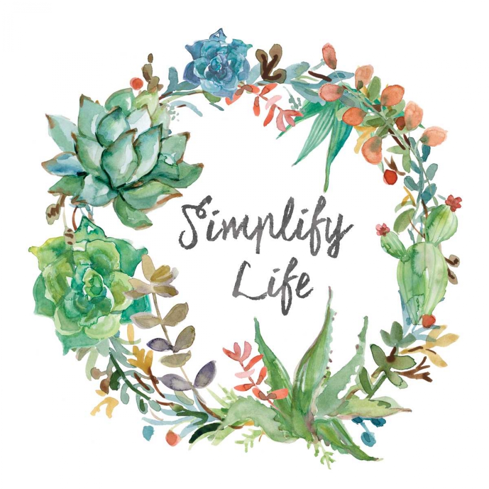 Simplify Life art print by Carol Robinson for $57.95 CAD