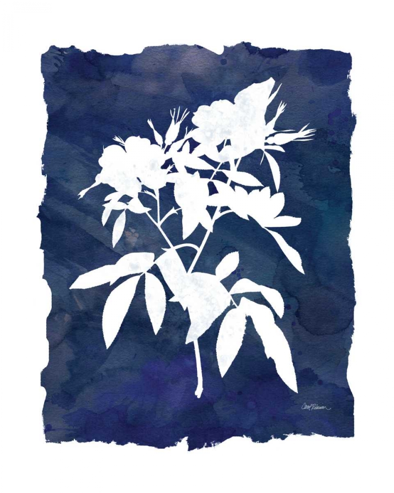 Indigo Botanical I art print by Carol Robinson for $57.95 CAD