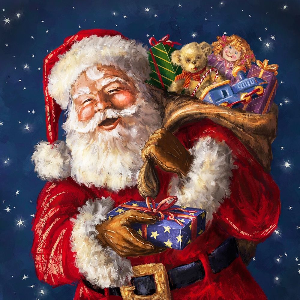 Jolly Old St. Nick art print by Marcello Corti for $57.95 CAD
