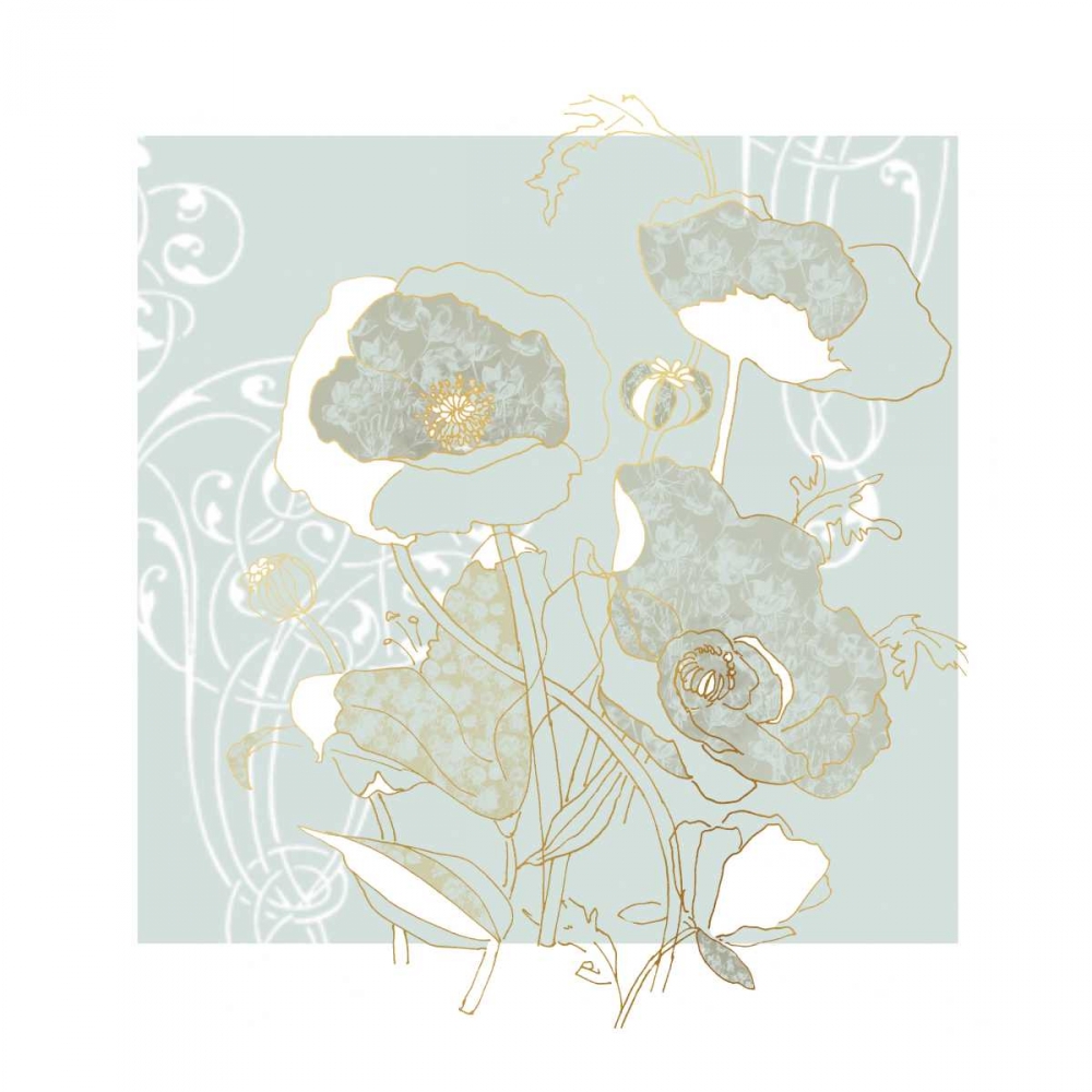 Filigree Floral I art print by Carol Robinson for $57.95 CAD