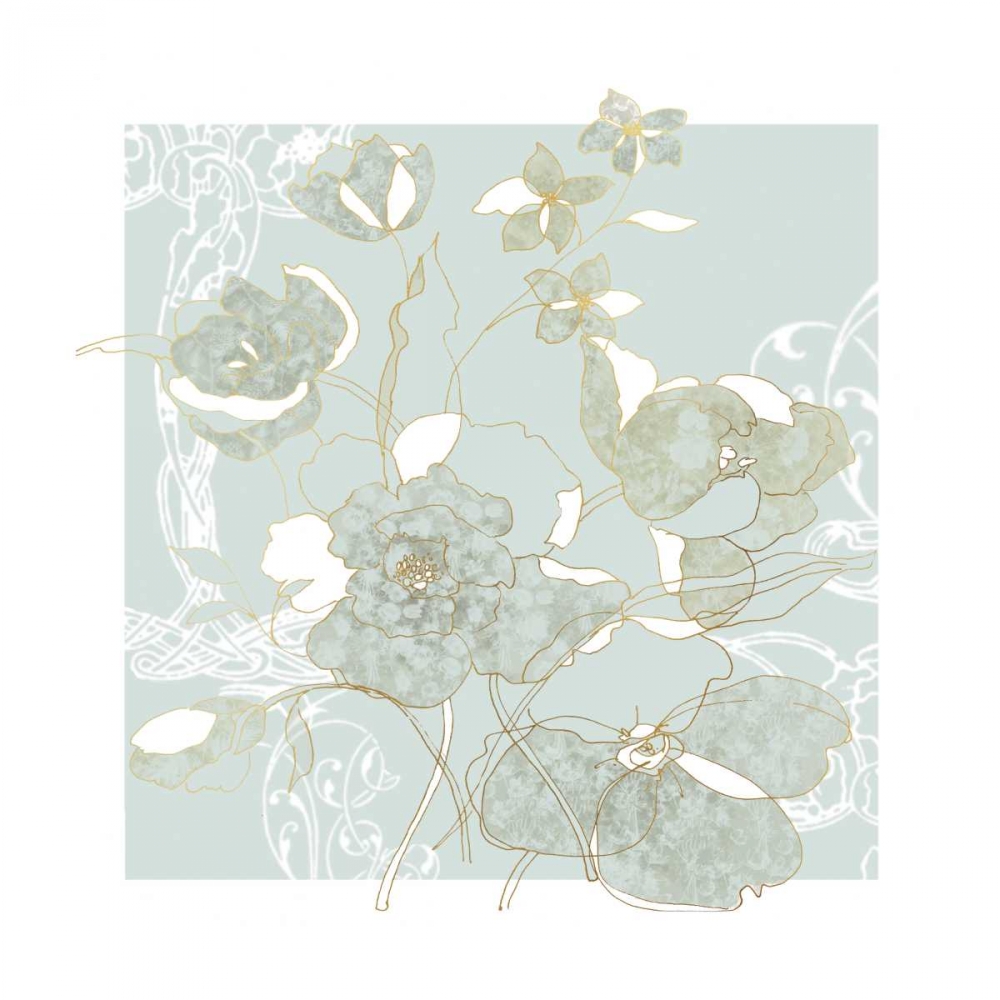 Filigree Floral II art print by Carol Robinson for $57.95 CAD