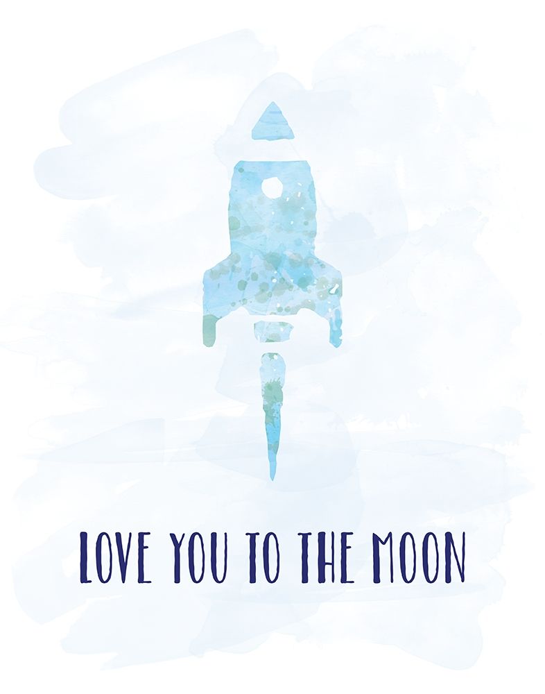 To The Moon art print by Amanda Murray for $57.95 CAD