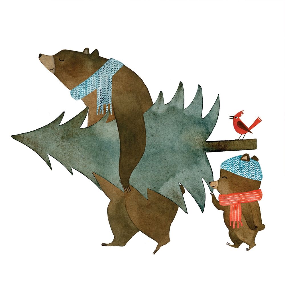 Wild Christmas II art print by Muriel Courtois for $57.95 CAD