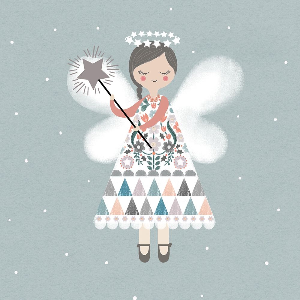 Sweet Star Angel art print by Jenny Wren for $57.95 CAD