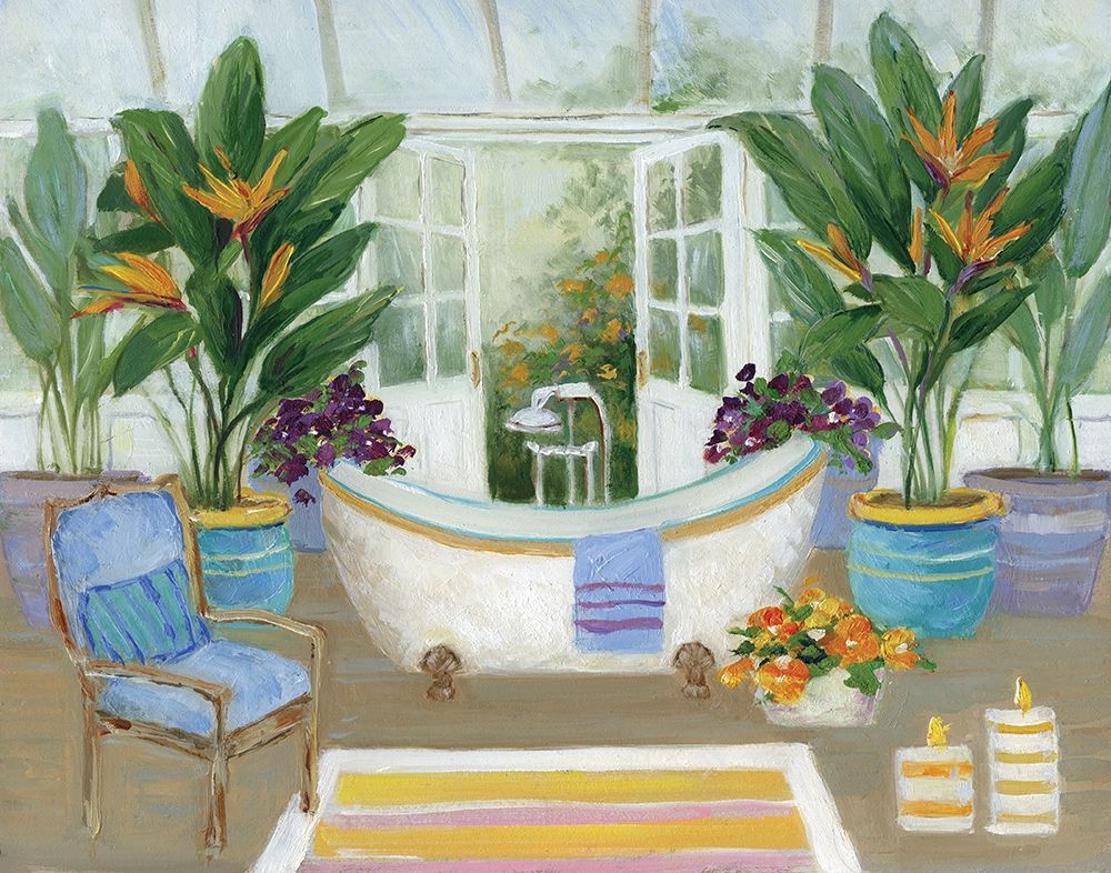 Tropical Island art print by Sally Swatland for $57.95 CAD