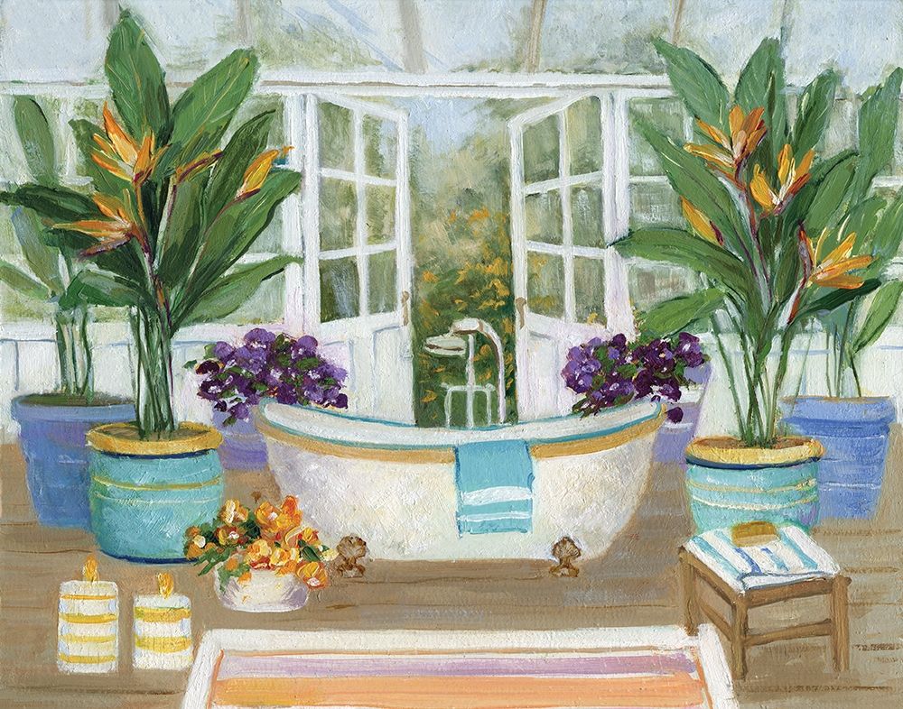 Tropical Island art print by Sally Swatland for $57.95 CAD