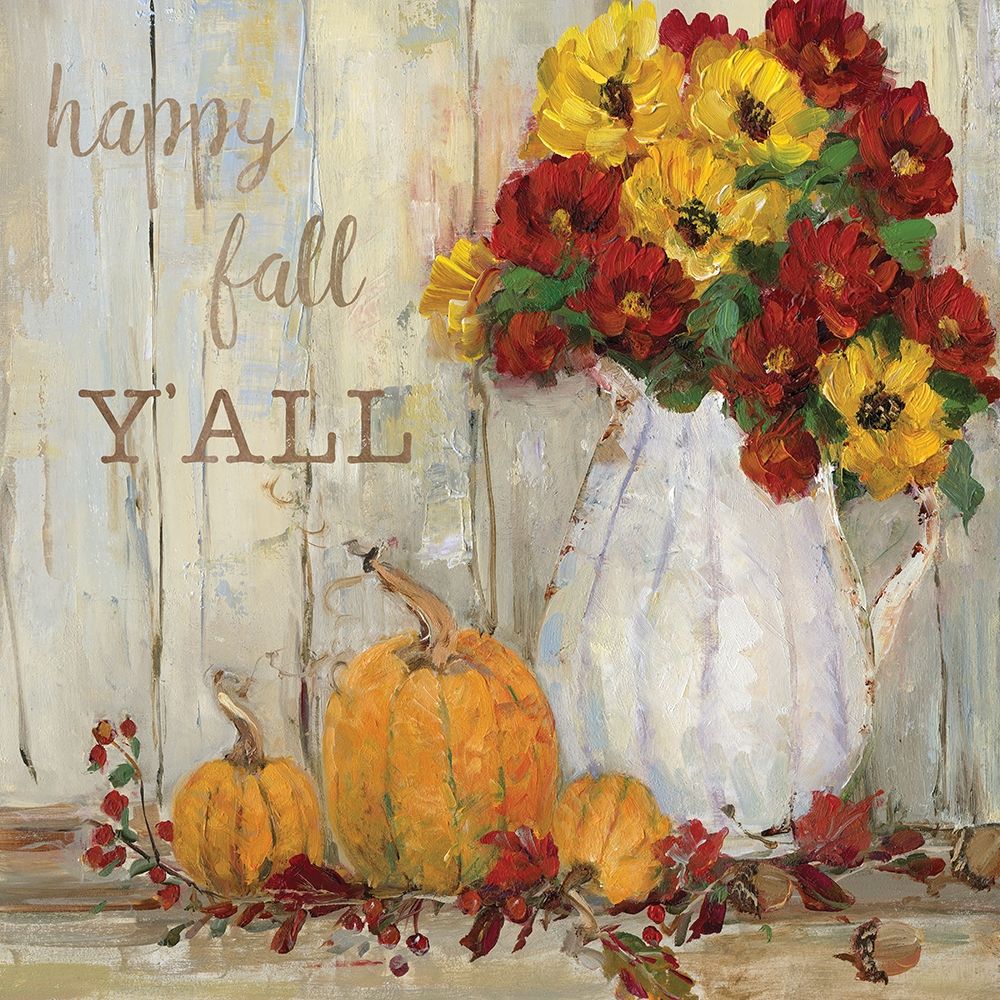Pumpkin Patch II art print by Sally Swatland for $57.95 CAD