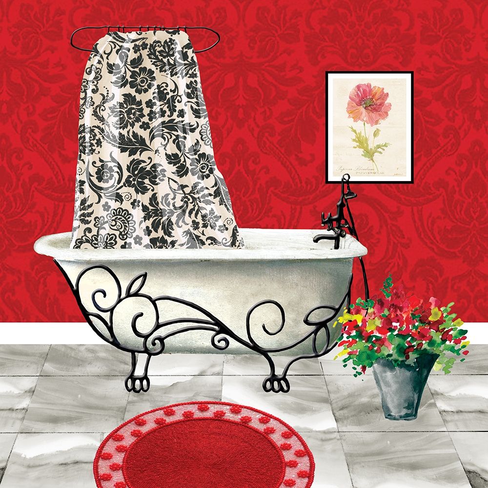Red Luxe I art print by Carol Robinson for $57.95 CAD