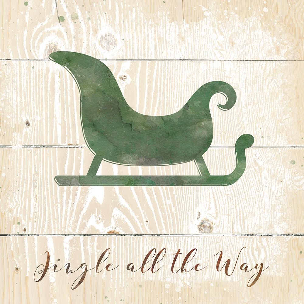 Jingle Sleigh art print by Carol Robinson for $57.95 CAD