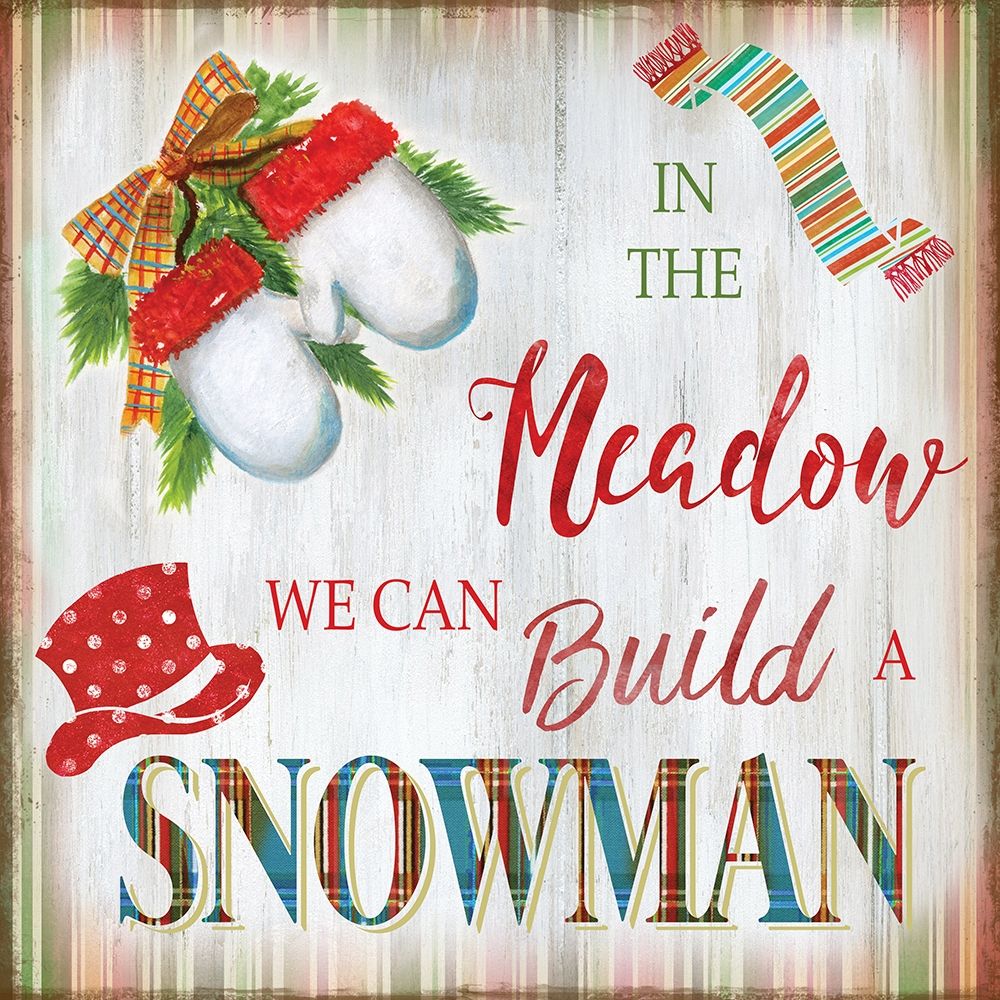 Snow Mittens art print by Nan for $57.95 CAD