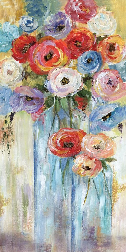 Bottles and Blooms art print by Nan for $57.95 CAD