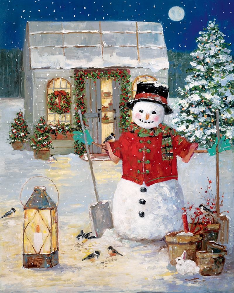 Holiday Garden art print by Sally Swatland for $57.95 CAD
