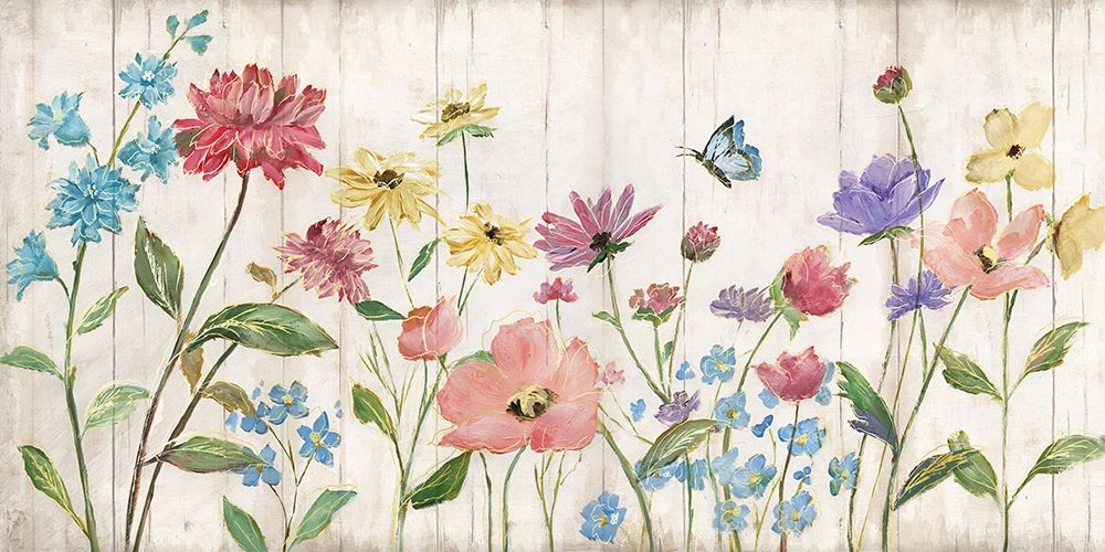 Wildflower Flutter On art print by Nan for $57.95 CAD