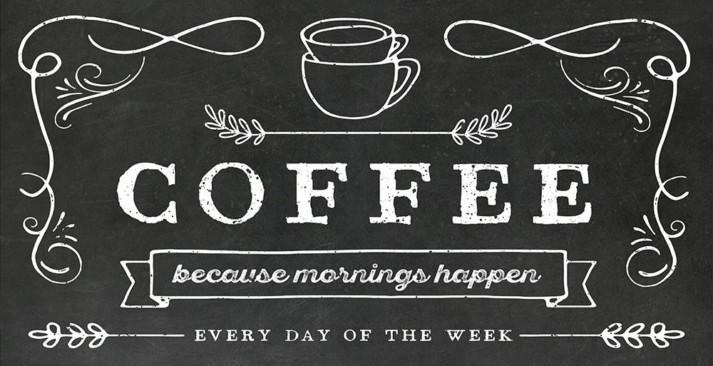 Coffee Everyday art print by Amanda Murray for $57.95 CAD