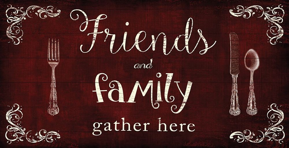 Friends and Family art print by Nan for $57.95 CAD