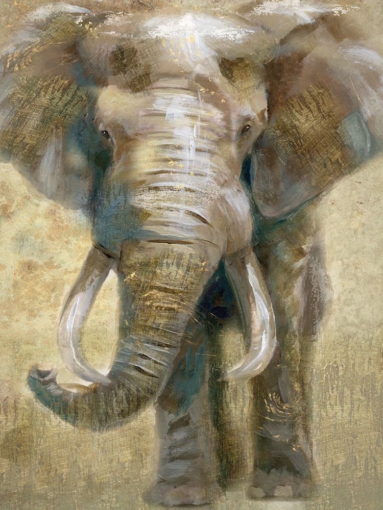 Summer Safari Elephant art print by Nan for $57.95 CAD