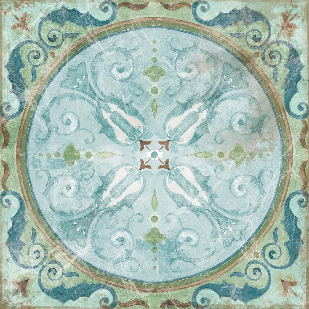 Antique Tile art print by Carol Robinson for $57.95 CAD