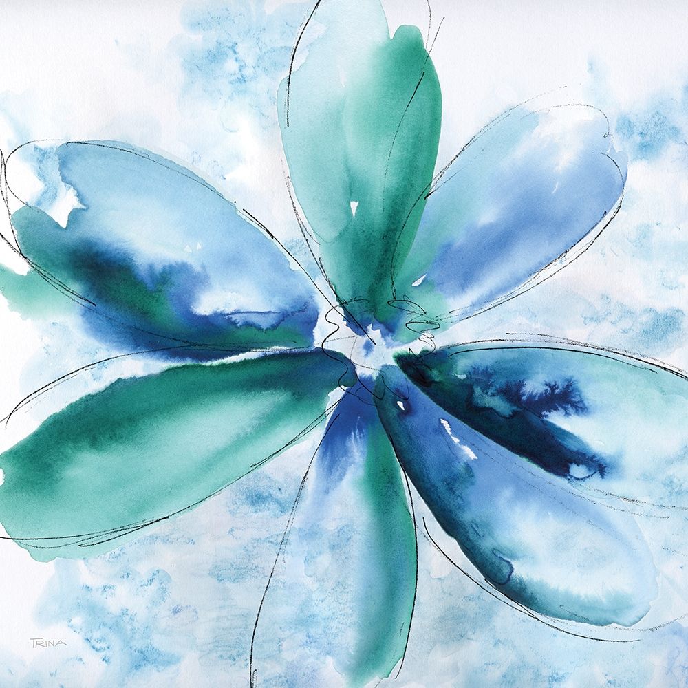 Be Bold Blue II art print by Katrina Craven for $57.95 CAD