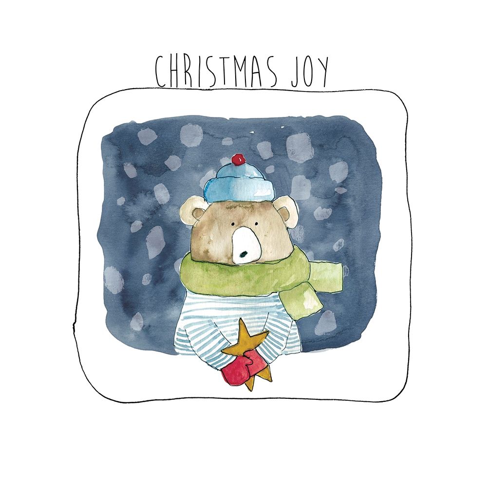 Christmas Bear art print by Carol Robinson for $57.95 CAD