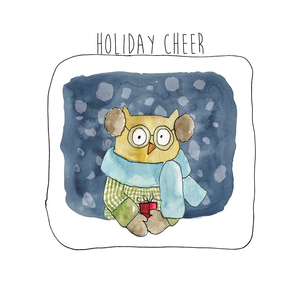 Christmas Owl art print by Carol Robinson for $57.95 CAD