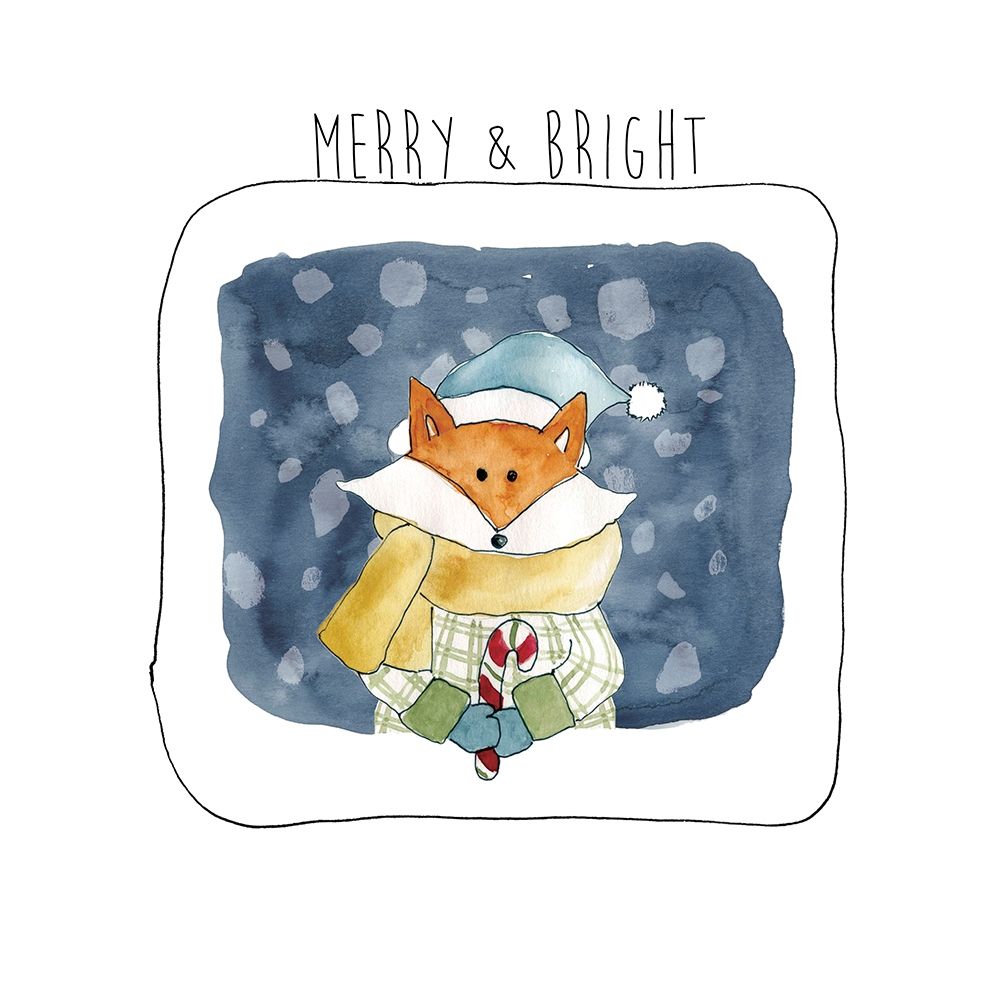 Christmas Fox art print by Carol Robinson for $57.95 CAD