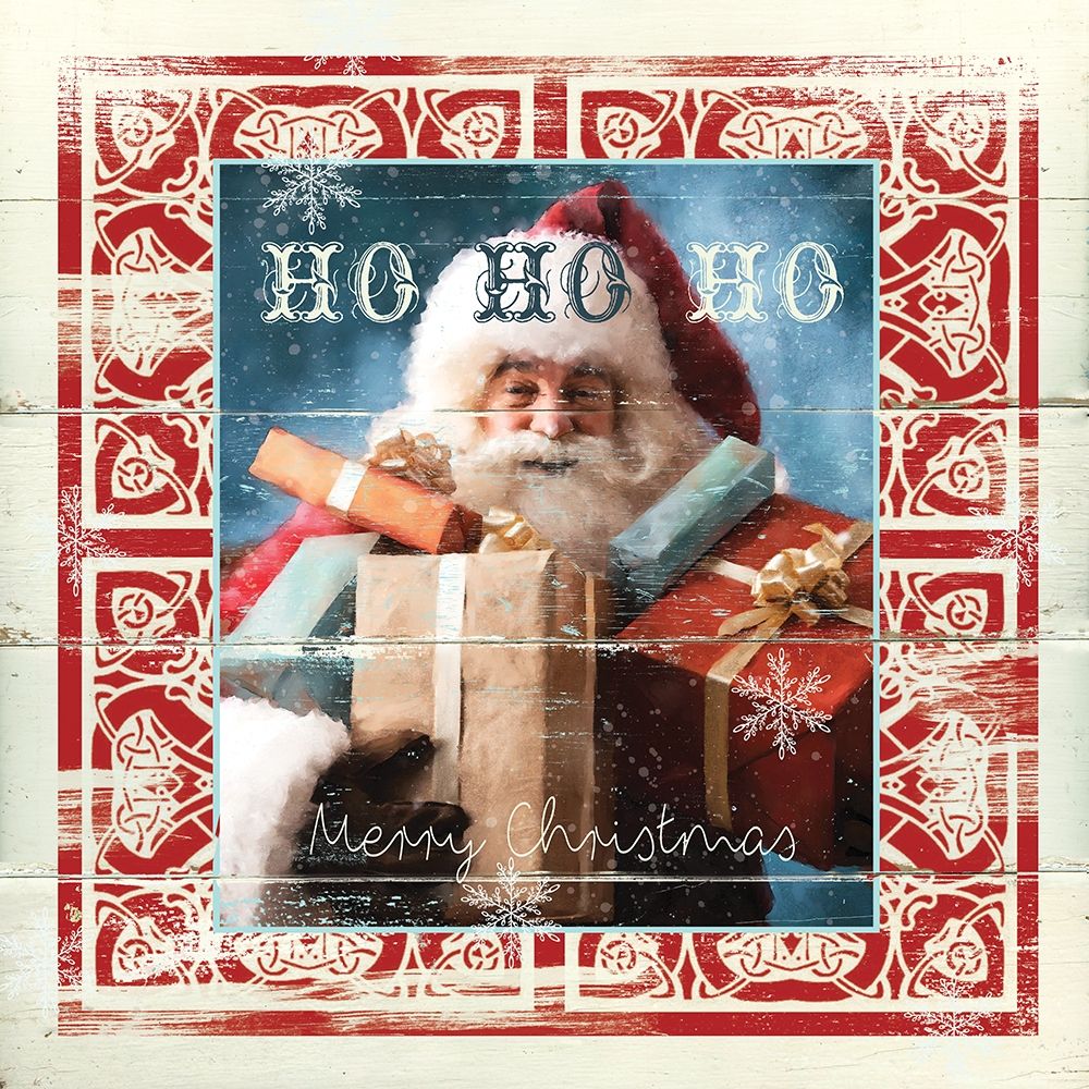 Shiplap Santa art print by Carol Robinson for $57.95 CAD