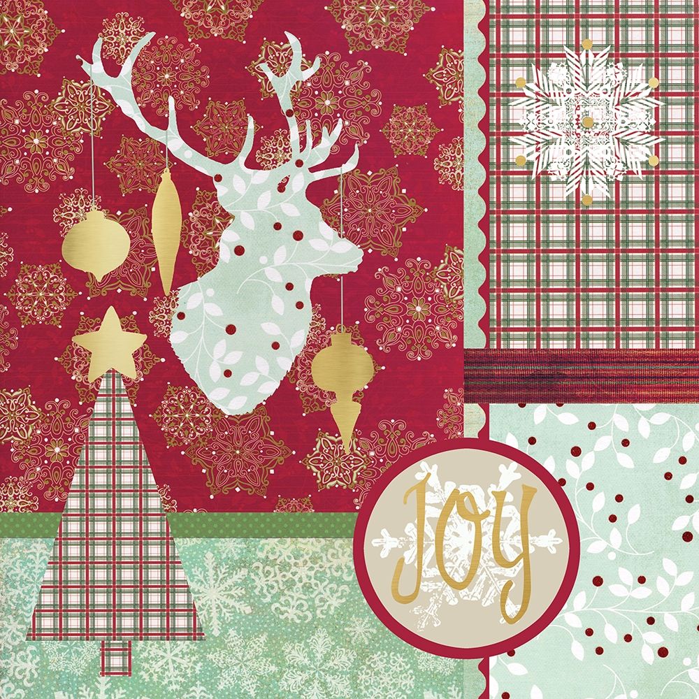 Christmas Pattern art print by Carol Robinson for $57.95 CAD