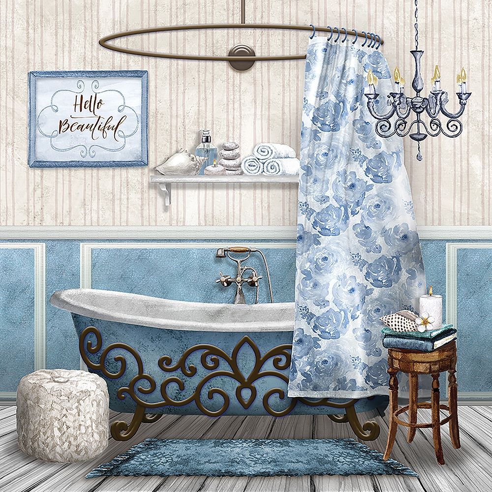 Blue Bath Retreat art print by Conrad Knutsen for $57.95 CAD
