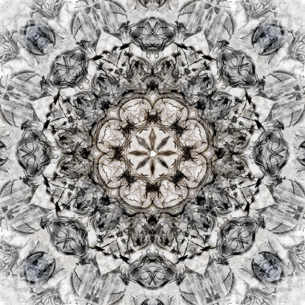Black White Kaleidoscope art print by Nan for $57.95 CAD