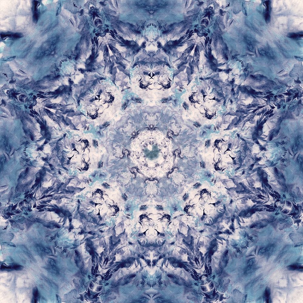 Indigo Gem Kaleidoscope I art print by Nan for $57.95 CAD