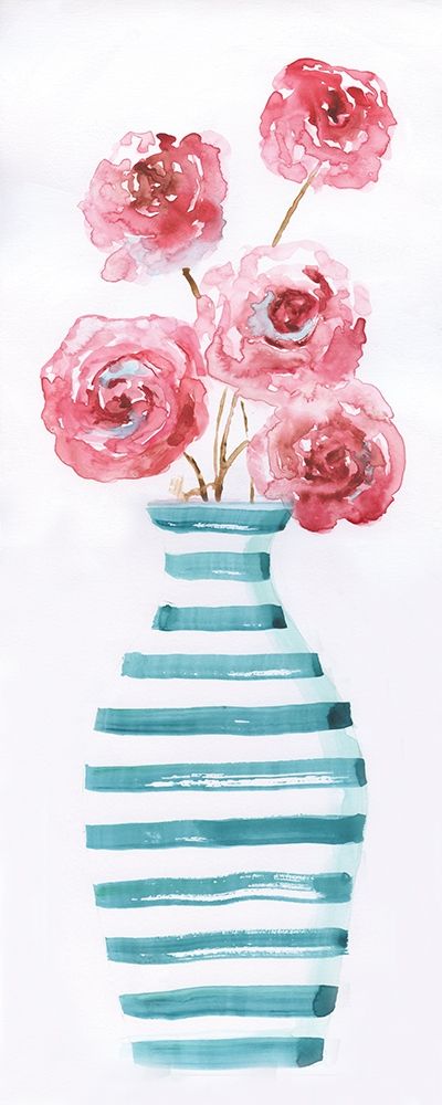 Flower Fun I art print by Nan for $57.95 CAD