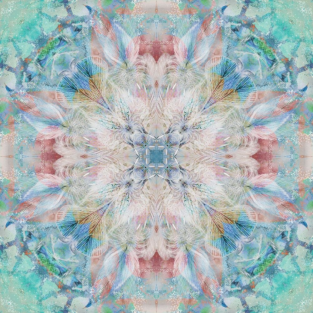 Kaleidoscope Feathers art print by Nan for $57.95 CAD