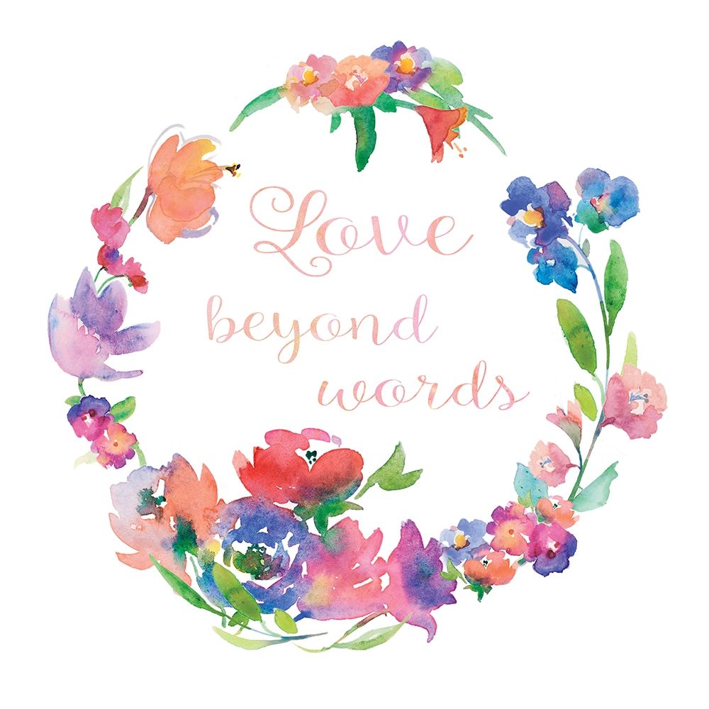 Love Beyond Words art print by Theresa Troise Heidel for $57.95 CAD