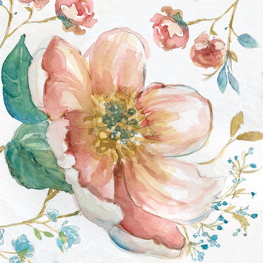 Pastel Garden I art print by Carol Robinson for $57.95 CAD