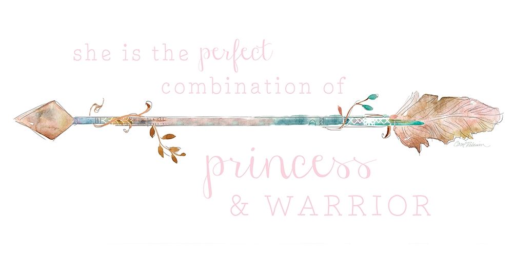 Princess and Warrior art print by Carol Robinson for $57.95 CAD