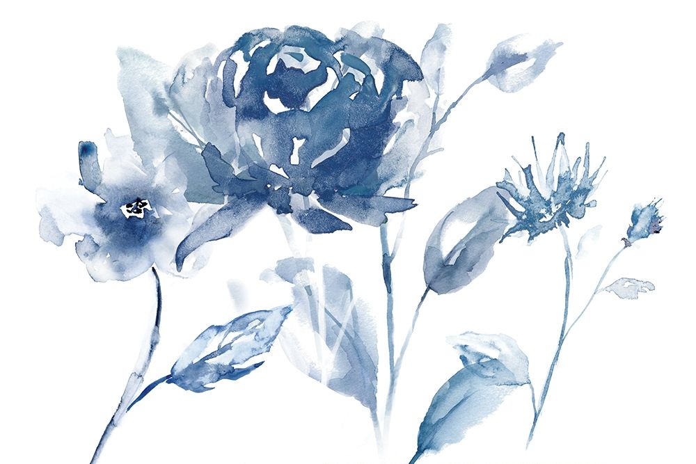 Translucent Blues I art print by Nan for $57.95 CAD