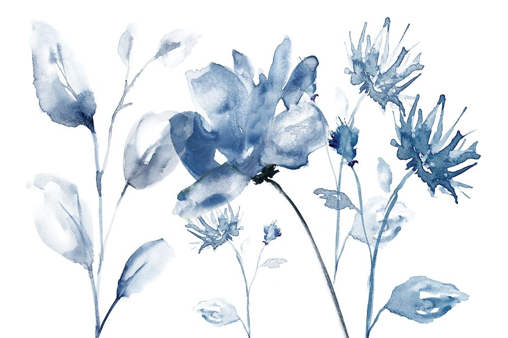 Translucent Blues II art print by Nan for $57.95 CAD