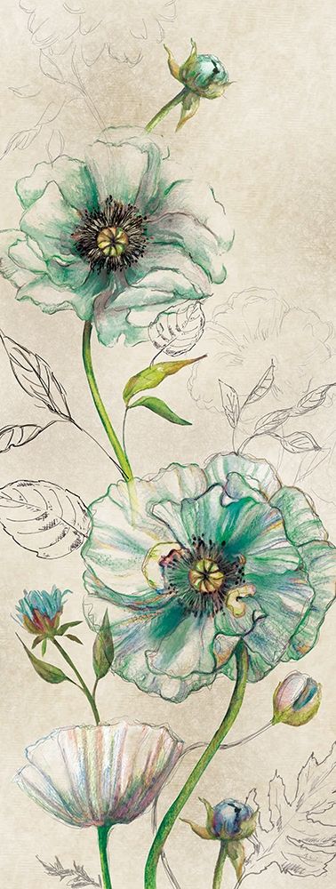 Sketches in Blue I art print by Carol Robinson for $57.95 CAD