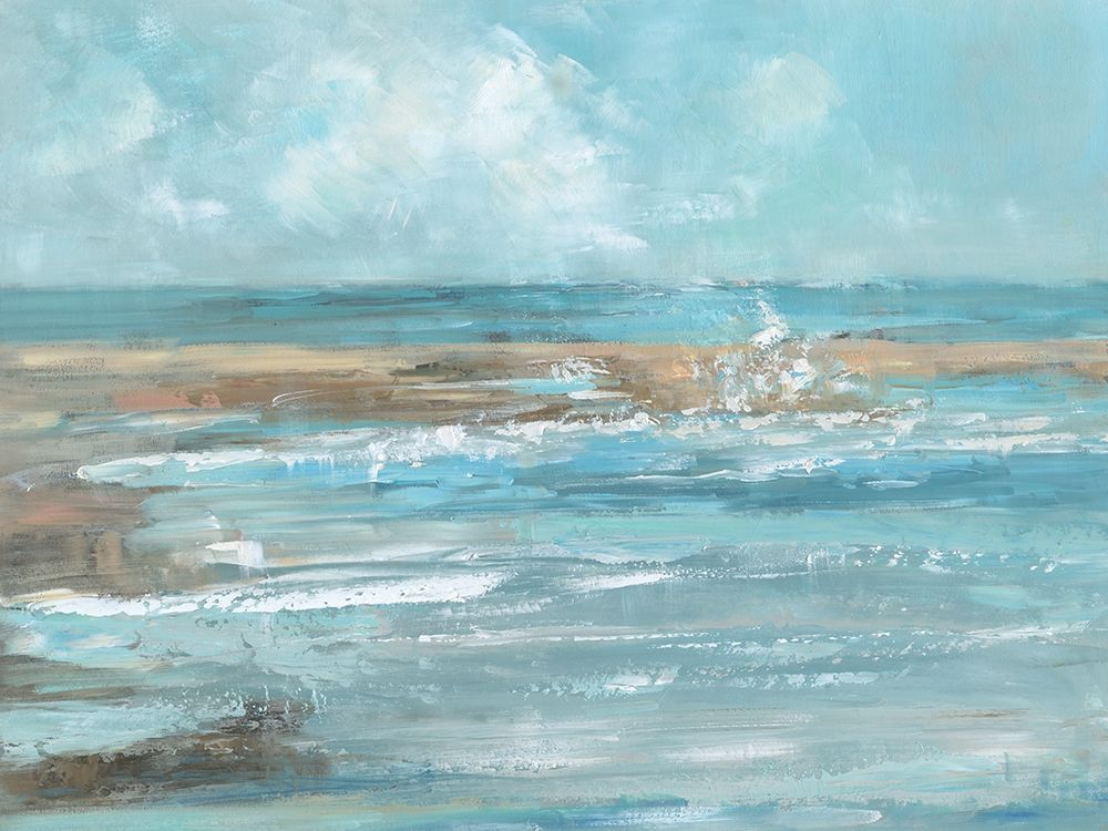 Breaking Waves art print by Sally Swatland for $57.95 CAD