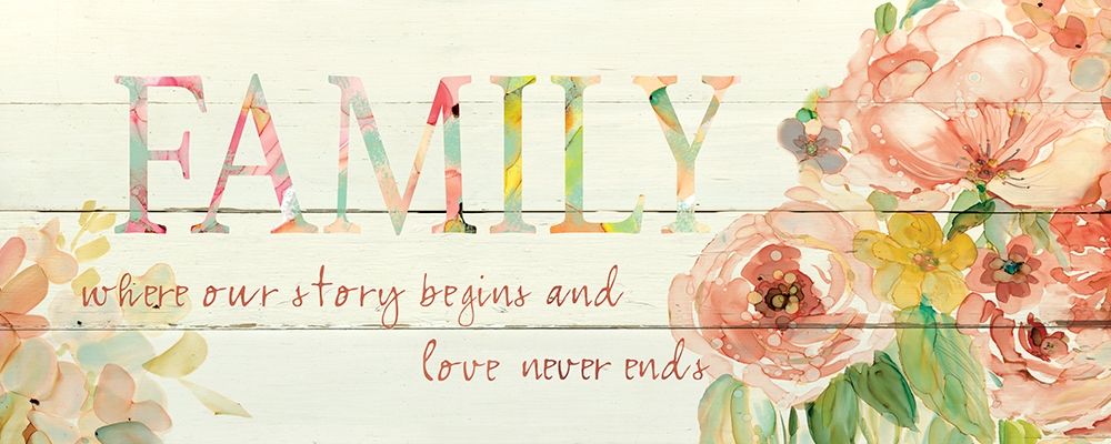 Family Where Our art print by Carol Robinson for $57.95 CAD
