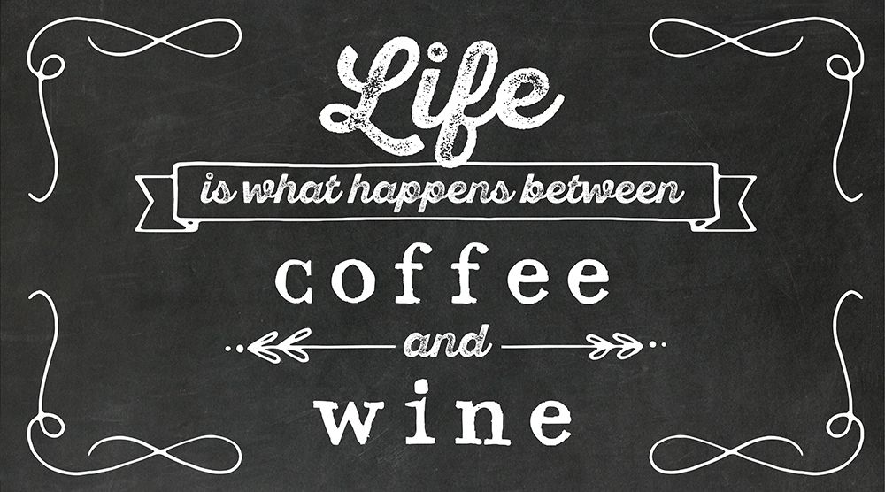 Coffee and Wine art print by Amanda Murray for $57.95 CAD