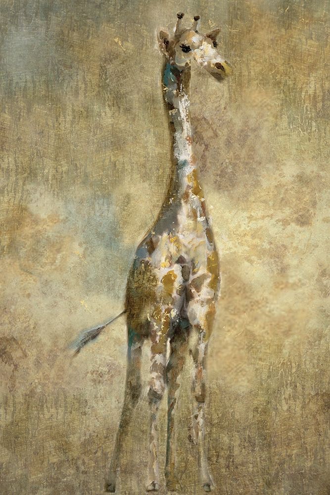 Summer Safari Giraffe art print by Nan for $57.95 CAD