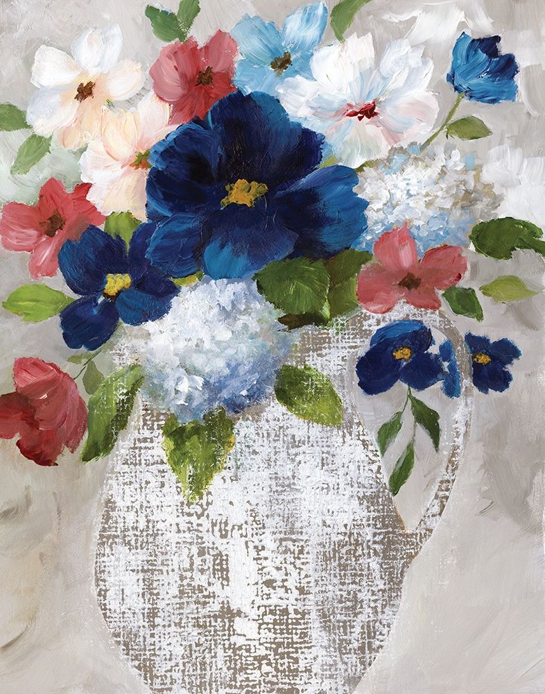 Linen Bouquet II art print by Nan for $57.95 CAD