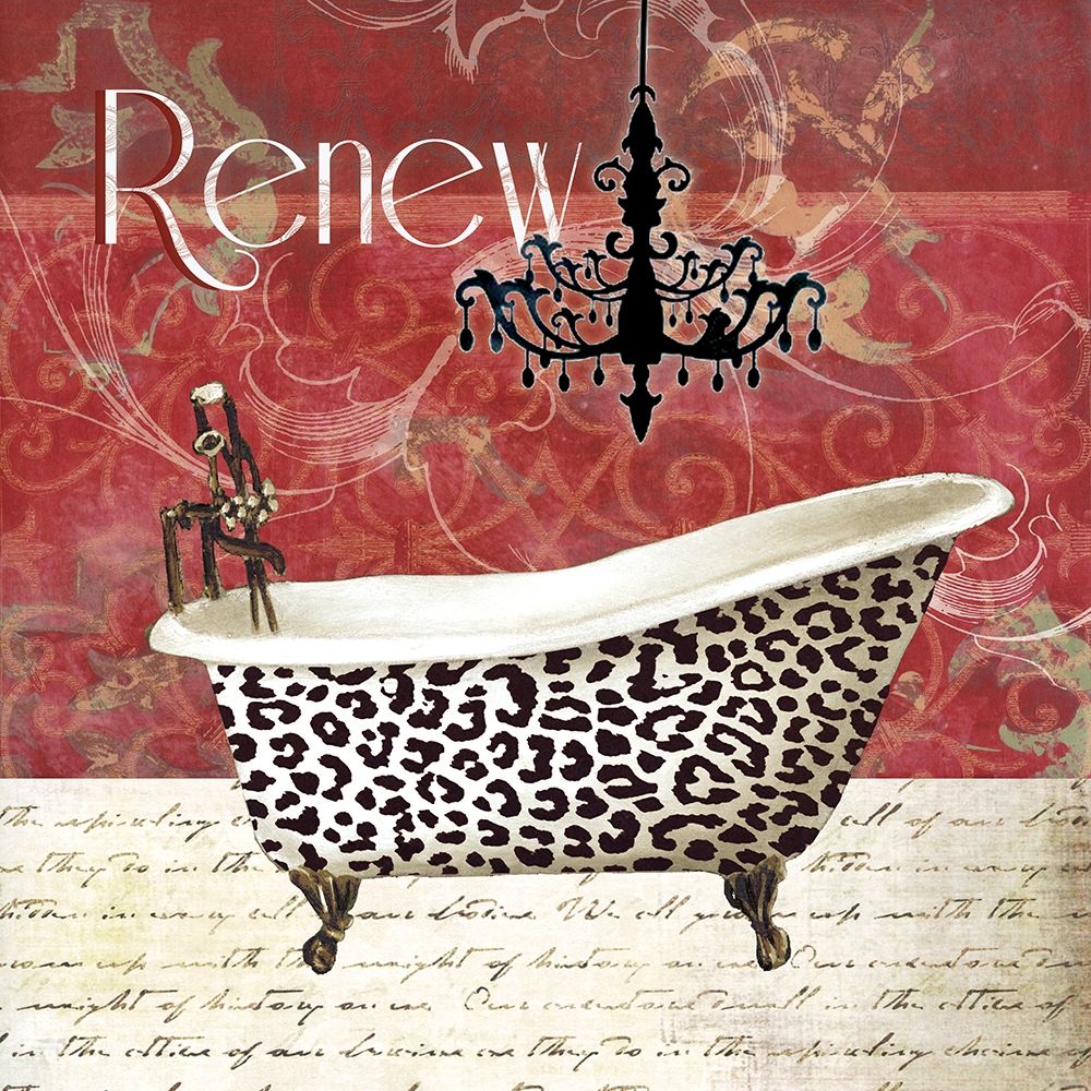 Cheetah Bath art print by Carol Robinson for $57.95 CAD