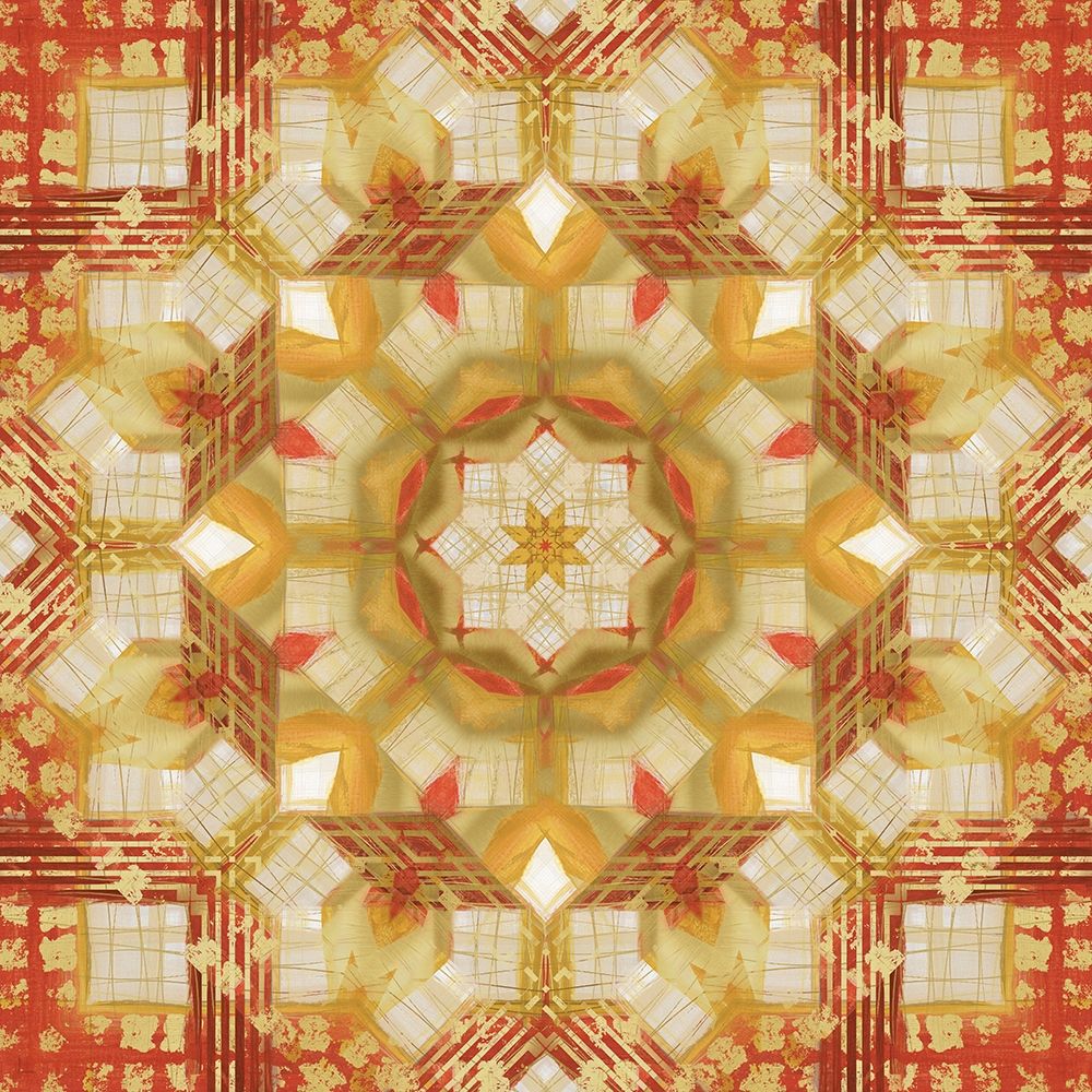 Kaleidoscope Crosshatch art print by Nan for $57.95 CAD