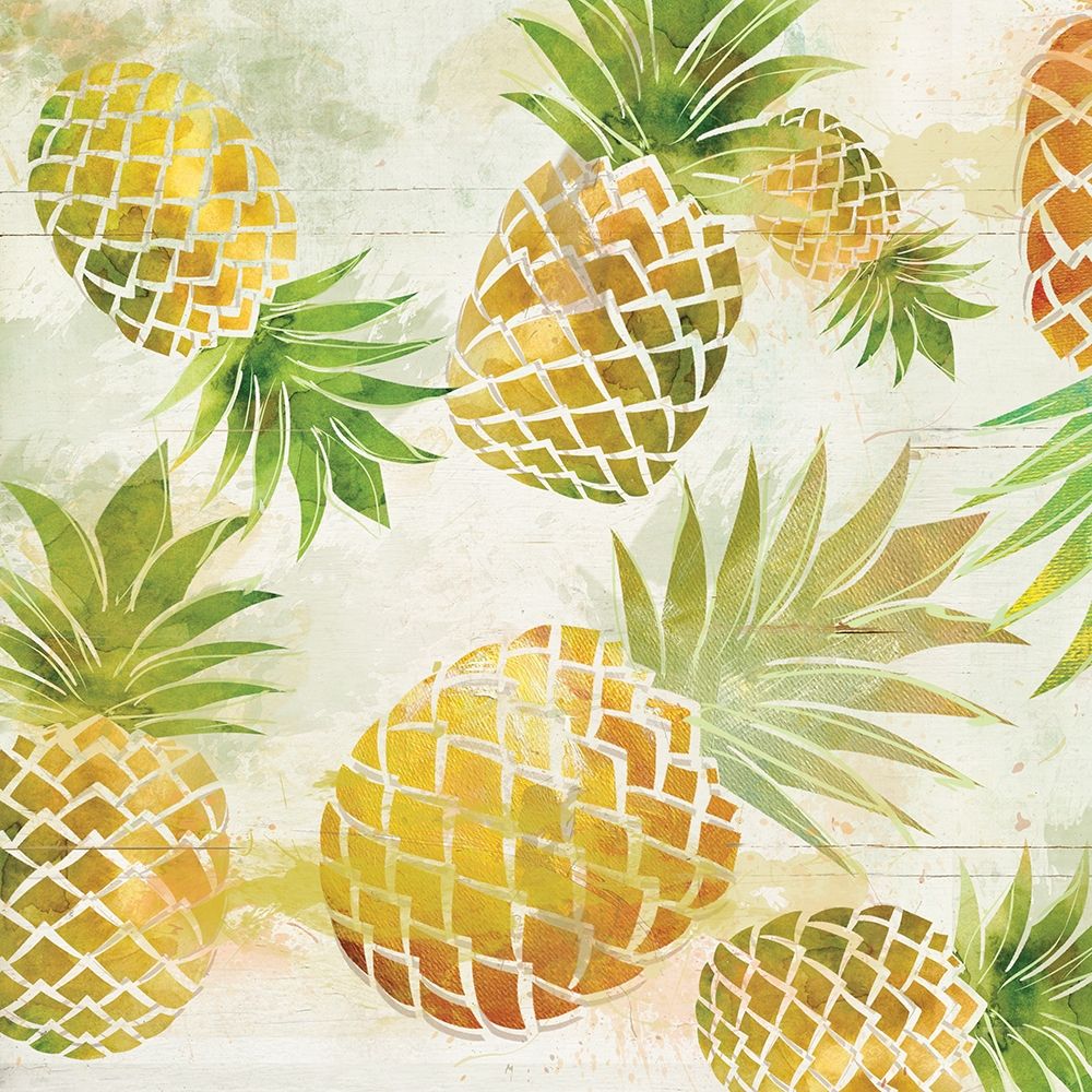 Pineapple Dance I art print by Carol Robinson for $57.95 CAD