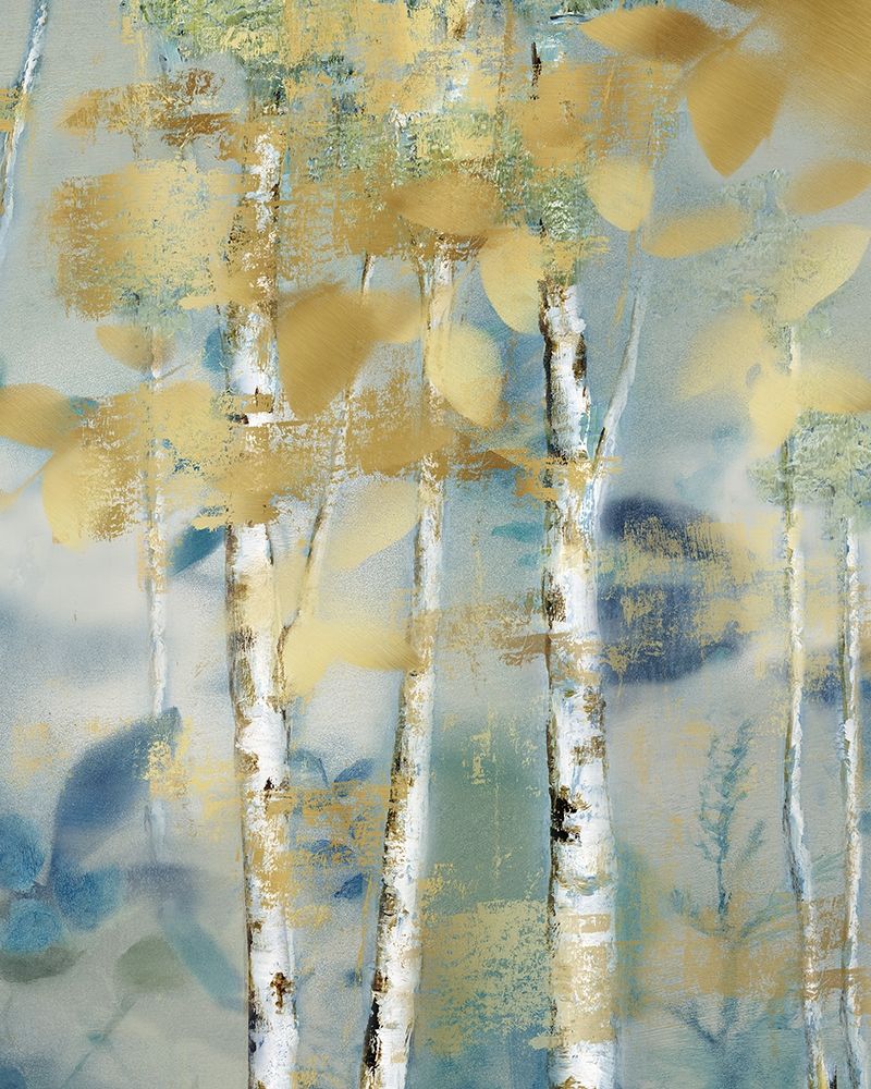 Gilded Forest Detail I art print by Nan for $57.95 CAD