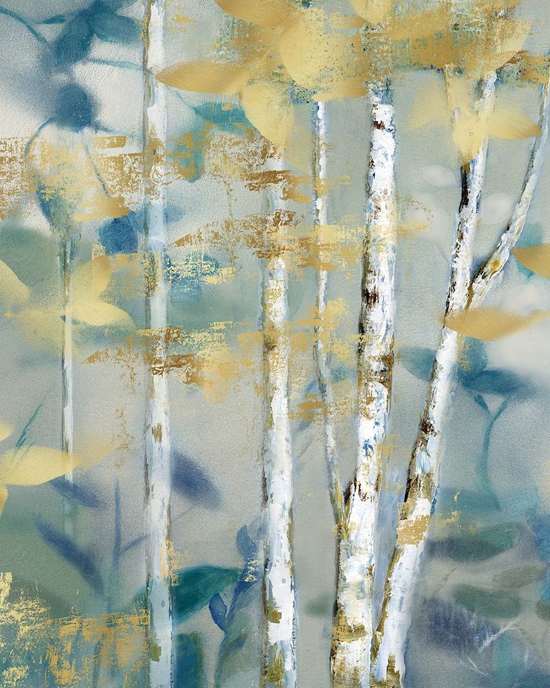 Gilded Forest Detail II art print by Nan for $57.95 CAD